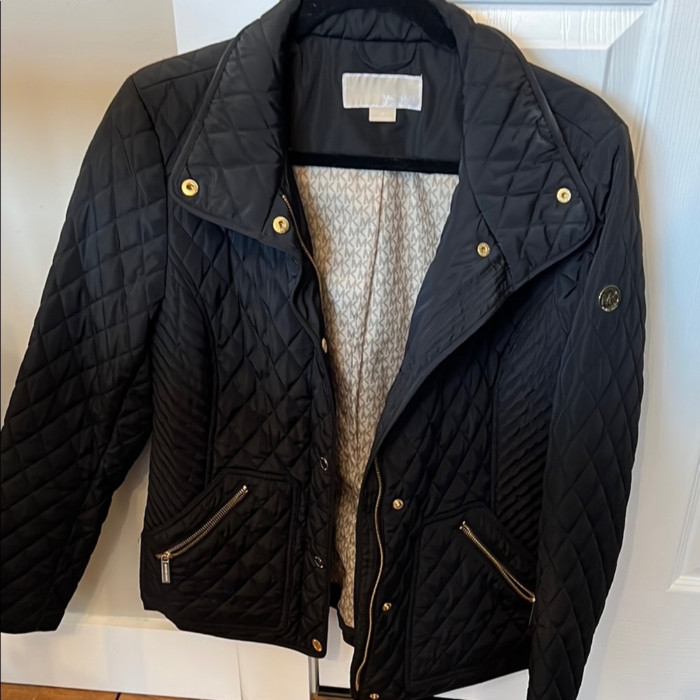 Women's Black Quilted Jacket